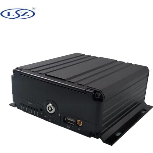 Truck bus MDVR hard disk video recorder AHD 4CH HD 1080P HDD 3G GPS mobile dvr support French / Russian