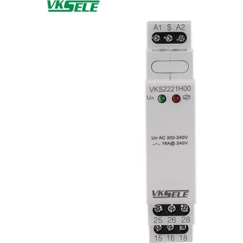 China supplier VKS2221 16A DPDT type 12V 24V 110V 220V electronic step timer relay