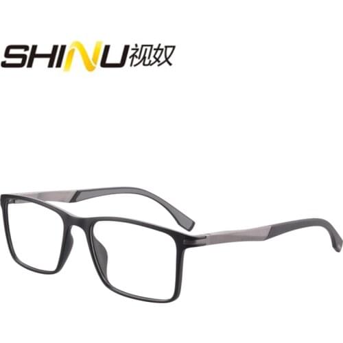 Advanced No-Line Progressive Magnification Reading Glasses Ultralight TR90 Frame Multifocal Diopter Eyeglasses See Near And Far