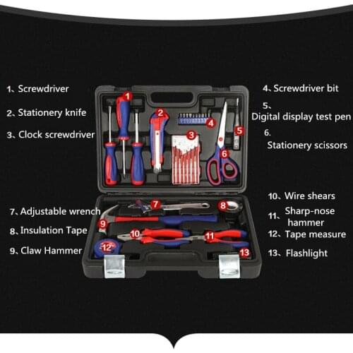 30PCS Tool Household Set Hardware Toolbox Multifunctional Electrician Woodworking Manual Maintenance Combination