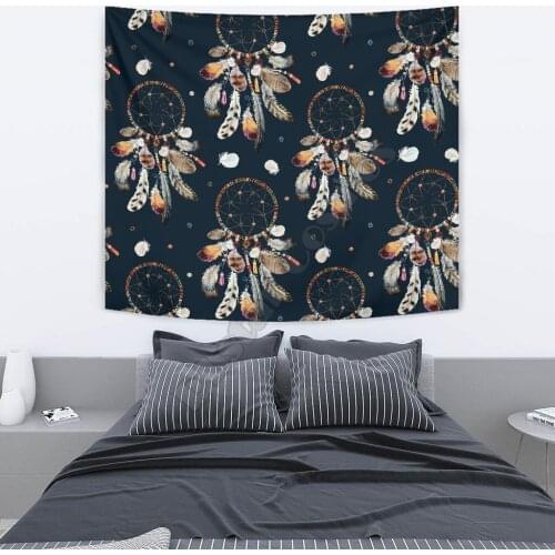 DREAM CATCHERS WALL TAPESTRY 3D Printed Tapestrying Rectangular Home Decor Wall Hanging