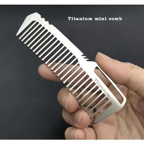 PYTITANS new titanium combs pure titanium combs for men and women hair combs portable hair combs don't rust