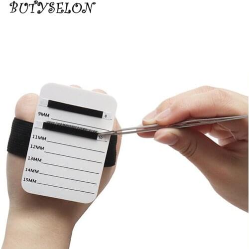 Eyelash Tablet Fake Eyelash Tray Strip Stand Individual Eyelash Extensions Hand Plate Eye Lash Grafting Stand Palette Tool