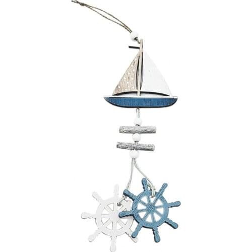 Small Fish Pendant Innovative Exquisite Lightweight Ocean Series Small Fish Boat Craft Pendant for Home