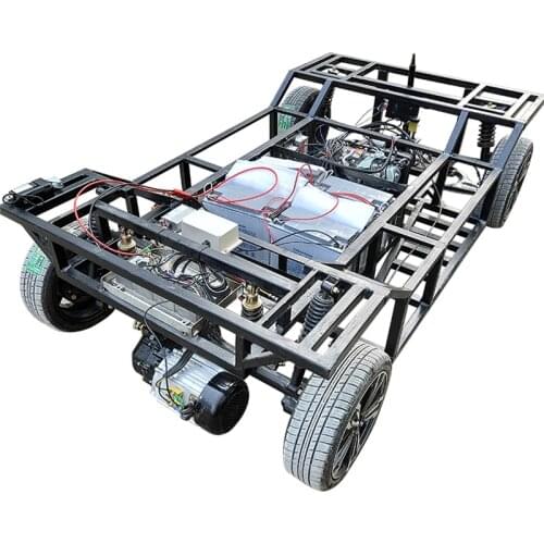 CUSTOM-MADE, remote-controlled chassis dimensions, Wilhelm Ackermann suspension, spring construction, with extenders