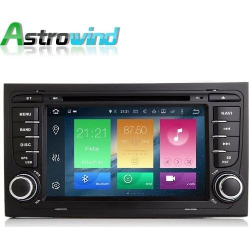 Android 9.0 System 4G RAM Car GPS Navigation System DVD Player Auto Radio Player Audio Video Stereo Media For Audi A4 DAB OBD2