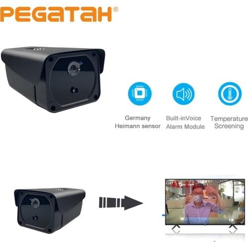 Thermal Camera 1080P Face Recognition Temperature Access Control Camera Fever Detect Body Camera IR thermal Thermovisor Cameras