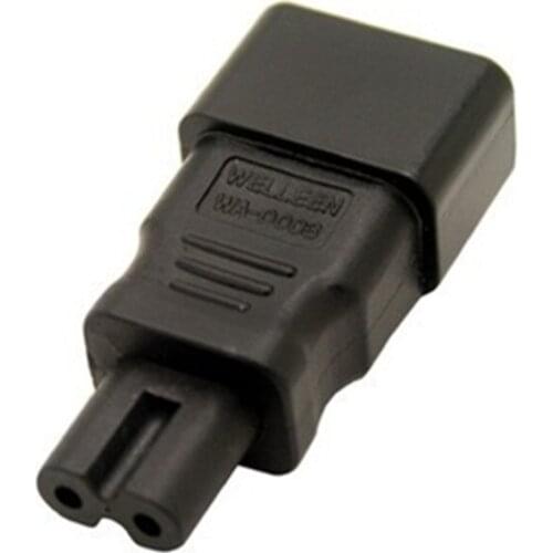 Universal Power Adapter IEC 320 C14 to C7 Adapter Converter C7 to C14 AC Power Plug Socket 3 Pin 2 Pin IEC320 Adapter