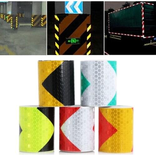 Waterproof Car Safety Mark Warning Tape Reflective Strip Car Sticker Auto Motorcycle Bicycle Film Exterior Decoration Accessorie