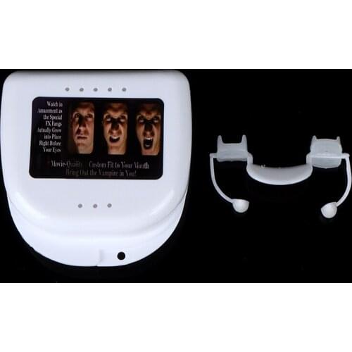 Vampire Teeth Retractable Zombie Teeth Halloween Decoration Cosplay Photo Props