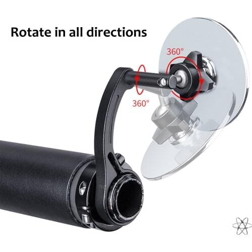 Handlebar Mirror Angle-adjustable Bike Rearview Mirror Cycling Rear View MTB Road Bike Bicycle Handlebar Mirrors Auminum Alloy