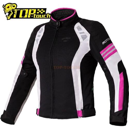 Women Motorcycle Jacket Summer Motocross Chaqueta Moto Breathable Mesh Ladies Riding Motocross Jackets With Hot Linner Cloth