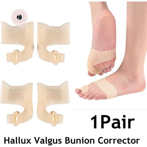 1 Pair Gel Soft Bunion 0verlapping Toes Orthotic Tool Durable Splint Hallux Valgus Corrector Toe Straightener