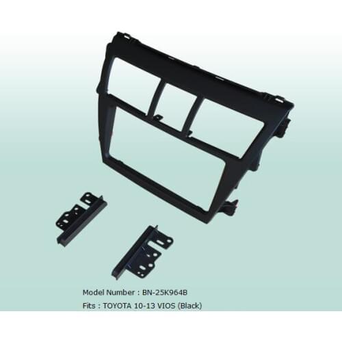 AHHDMCL Car Fascias Stereo Radio Audio Panel Navigation Frame Dash Kit For Toyota Vios 2007 2008 2009 2010 2011 2012 2013