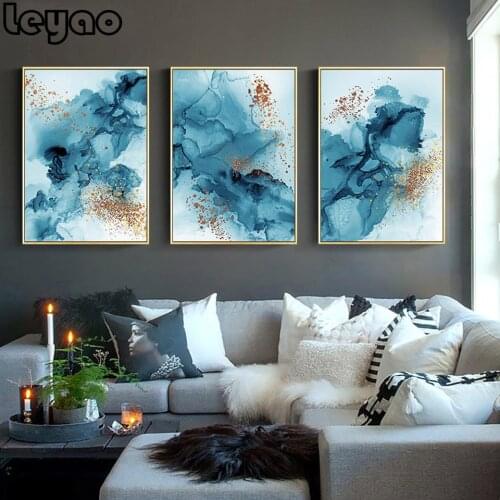 DIY Diamond Painting Diamond Embroidery Modern color Ink Abstract painting Mosaic Cross stitch kit Rhinestones Home Decor