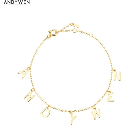 Персонализированные браслеты ANDYWEN China At AliExpress