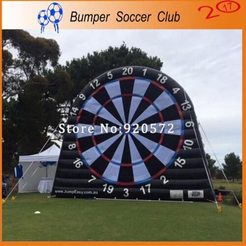 Free shipping ! Free Pump ! 3m/4m/5m/6m china factory custom inflatable soccer dart board,giant inflatable dart board for kids