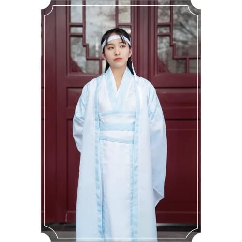 Lan Wangji Cosplay Grandmaster of Demonic Cultivation Costume Lan Wangji Adult Mo Dao Zu Shi Lan Zhan Costume Unisex for Party