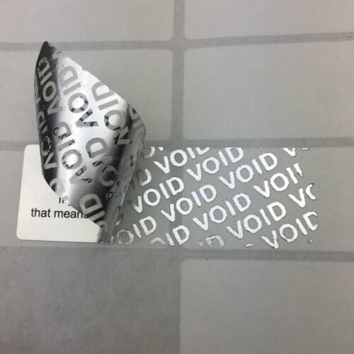 300PCS Security Warranty Void Sealing Labels Sticker 60*20mm/ 2.36 " x 0.79"