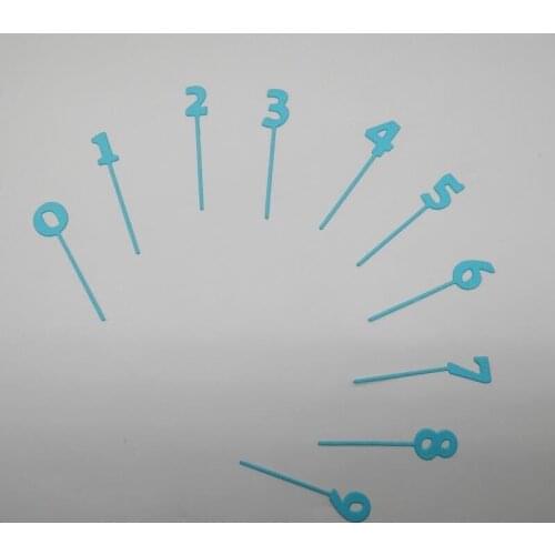 New Arrival Individual Number Cutting Dies Stencil DIY Scrapbooking Photo Album Embossing Decorative Paper Card Craft 50x112mm