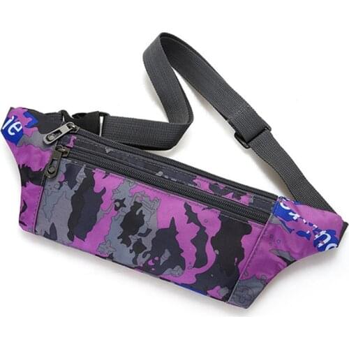 Unisex Waist Bag Ladies Waist Packs Camouflage Belly Belt Bags Fanny Pack Female New Sports Fashion Man Waterproof Chest Bag
