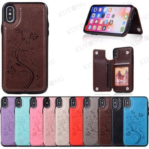 Luxury Retro Back Clip Leather Case For iPhone 12 11 PRO XS MAX X XR XS 8 7 6 6S PLUS SE 2020 5 5S Wallet Phone Cases Cover Capa