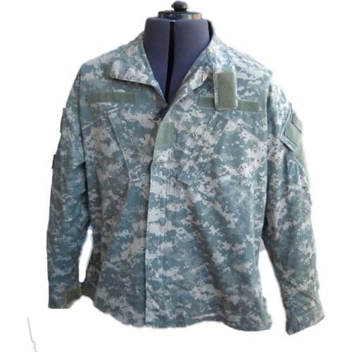 Military shirt men us at digital uniform combat ripstop cotton
