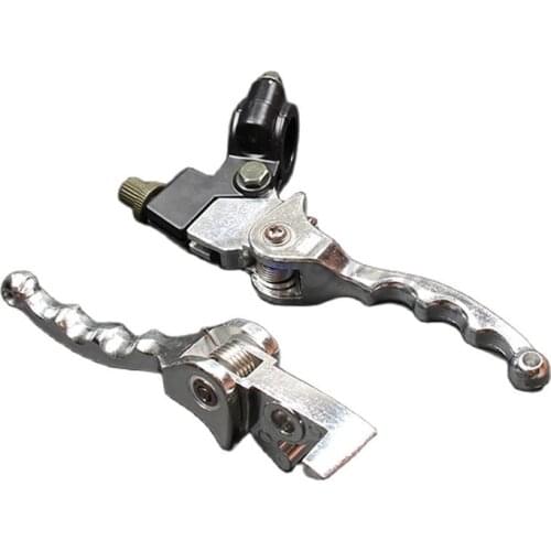 Silver Aluminum Folding Clutch lever Brake Lever For To CRF KLX BSE Xmotos Kayo Pit BikeDirt Bike Parts