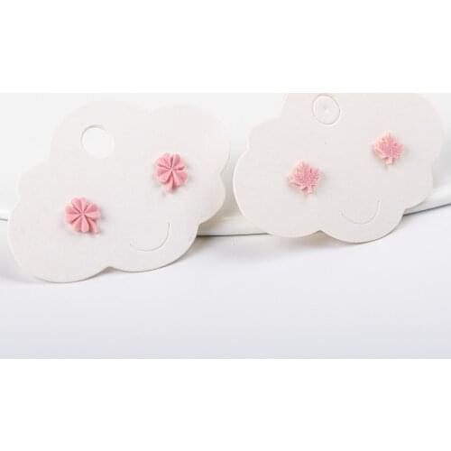 Ceramic Stud Earrings Womens DIY Girl Jewelry Accessories Korean style Cute Colorful Summer Earring Mixed Styles #KZ307