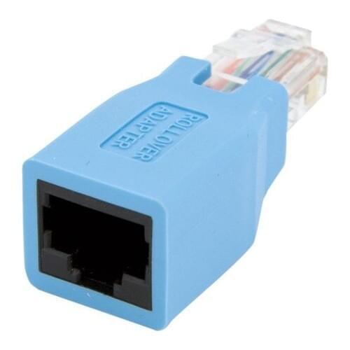 RJ45 CAT5 CAT5E Network Ethernet Connector male to female Cable cross Adapter New