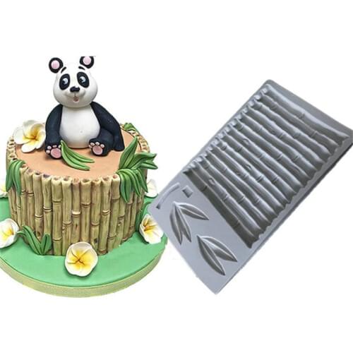 Sugarcraft Bamboo Silicone Mold Fondant Mold Cake Decorating Tools Chocolate Gumpaste Mold H720