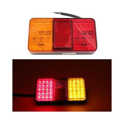 2pc 12V 40LED for Car Trailers Trucks Utes Boats Trailer Truck Rear Lights Brake Stop Tail Turn indicator LED Lamps