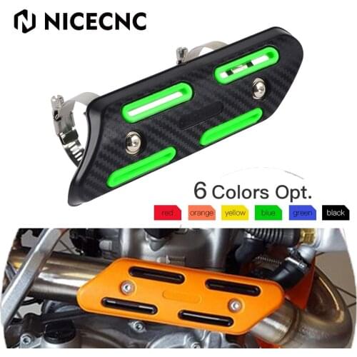 Exhaust Heat Shield Protector Guard For Kawasaki KX 250F 450F 250 450 F KXF KX250F KX450F KXF250 KXF450 For Yamaha For Suzuki