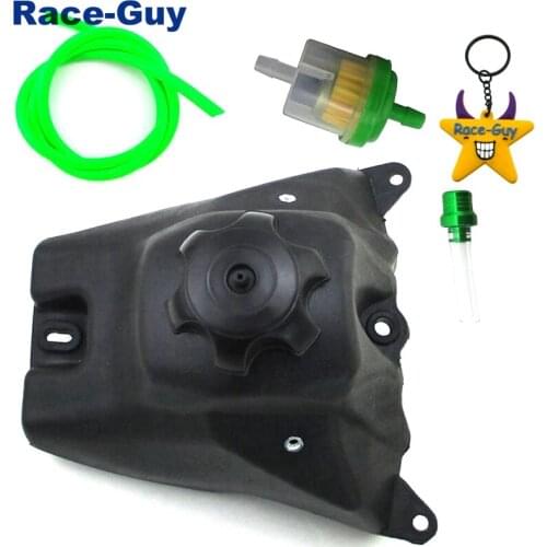 Green Fuel Hose + Fuel Filter + Vent Valve + Fuel Tank For Honda XR50 CRF50 Chinese Pit Dirt Trail Motor Bike 50cc 70cc 90cc 110