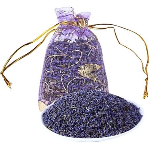 1 PC Natural Lavender Bud Dried Flower Sachet Bag Aromatherapy Aromatic Air Refresh