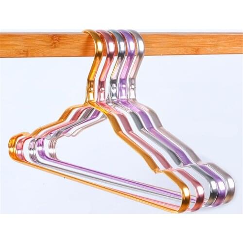 10PCS Clothes Hanger Cloth Display Rack Metal Clothing Hanger Domestic Coat Hanger for Adult Children Clothing Hanging Supplies