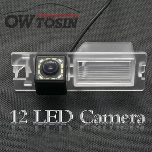 12 LED light Car Backup Rear View Camera For FIAT Bravo Brava Croma Grande Punto/Punto EVO 500L Siena Car Parking Waterproof