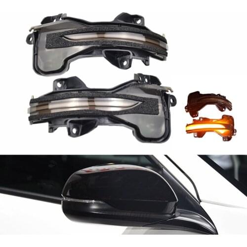 2PCS Car Side Mirror LED Dynamic Blinker Turn Signal Light Sequential For Honda Odyssey City CR-V Fit Jazz Elysion XRV Vezel