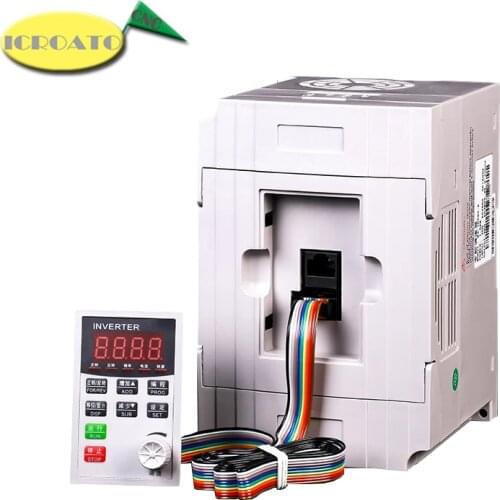 220V 380V 3 Phase Inverter Input VFD 3 Phase Output Frequency Converter Adjustable Speed 0.4KW/0.75KW/1.5KW/2.2KW/3KW/4KW/5.5KW