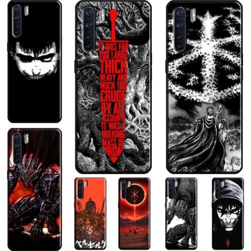Berserk Guts Anime Case For OPPO A72 A52 A92 A91 A15 A83 A3S A5S Reno 4 Pro Z 2Z A53 A31 A5 A9 2020 Coque