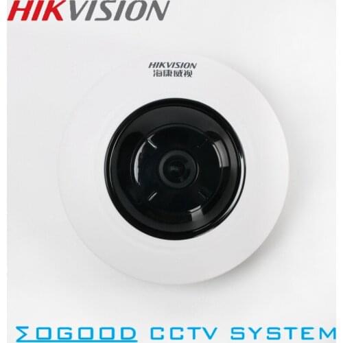Hikvision DS-2CD3955FWD-IWS 5MP Fisheye View 360 IP Camera Support Hik-Connect APP WiFi SD Card PoE IR 10M replace DS-2CD3942F-I