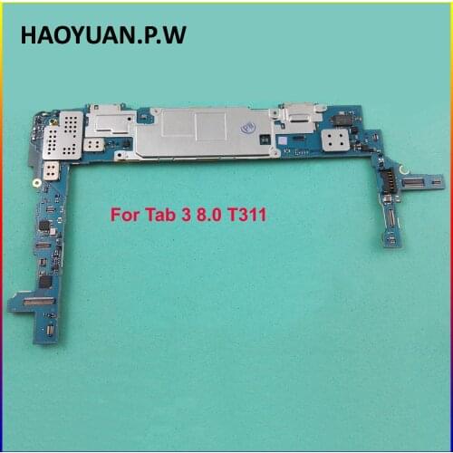 Multilingual Original Full Work Unlock Motherboard Circuits Housing For Samsung Galaxy Tab 3 8.0 T310 T311 T315 TESTED