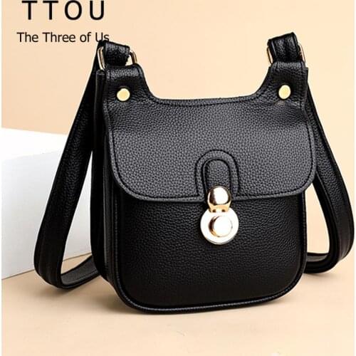 Fashion Small Crossbody Bags for Women Mini Pu Leather Shoulder Messenger Bag Ladies Phone Purse Casual Solid Color Shoulder Bag