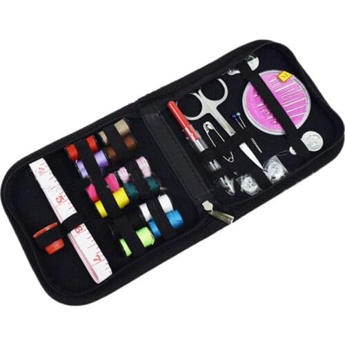 25 Pack Home Travel Necessary Sewing Kit Cross-Stitch Needlebox Box Happy Gifts High Quality Fabric
