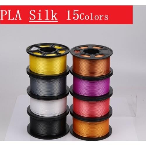 PLA Silk 15 Colors 3D Printer Pen Filament 1.75 Resin Plastic Original Printing Material 2.2 LBS filamento DIY sublimate Art