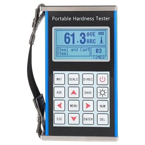 Original Portable Leeb Hardness Tester Digital Metal Hardness Tester for Stainless Steel HL HB HRB HRC HRA HV HS Durometer