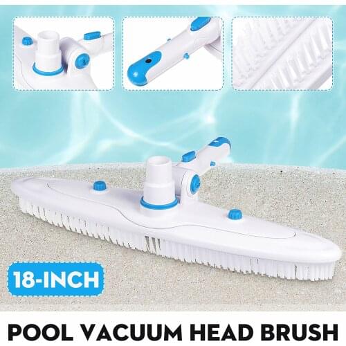 Swimming Pool Vacuum Cleaner Brush Pool Vacuum Head Parts Curved Suction Vacuum Head Brush Pool Tools