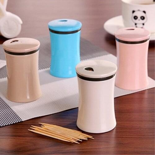 Portable Portable Toothpick Box Creative European Toothpick Cans Simple Living Room Toothpick Tube Household Toothpick Bucket Co