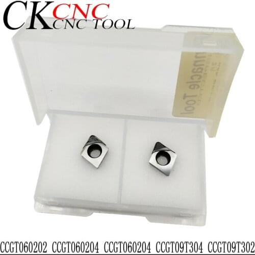 1PCS CCGT060202 CCGT060204 CCGT09T304 CCGT09T302 PCD CBN Turning Inserts diamond tools high hardness blade cutter for CNC Lathe