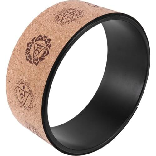 Rubber Yoga Wheel Yoga Wheel Waist Stretchy Fitness Equipment Circle Roller for Back Pain Stretching Fitness Circle